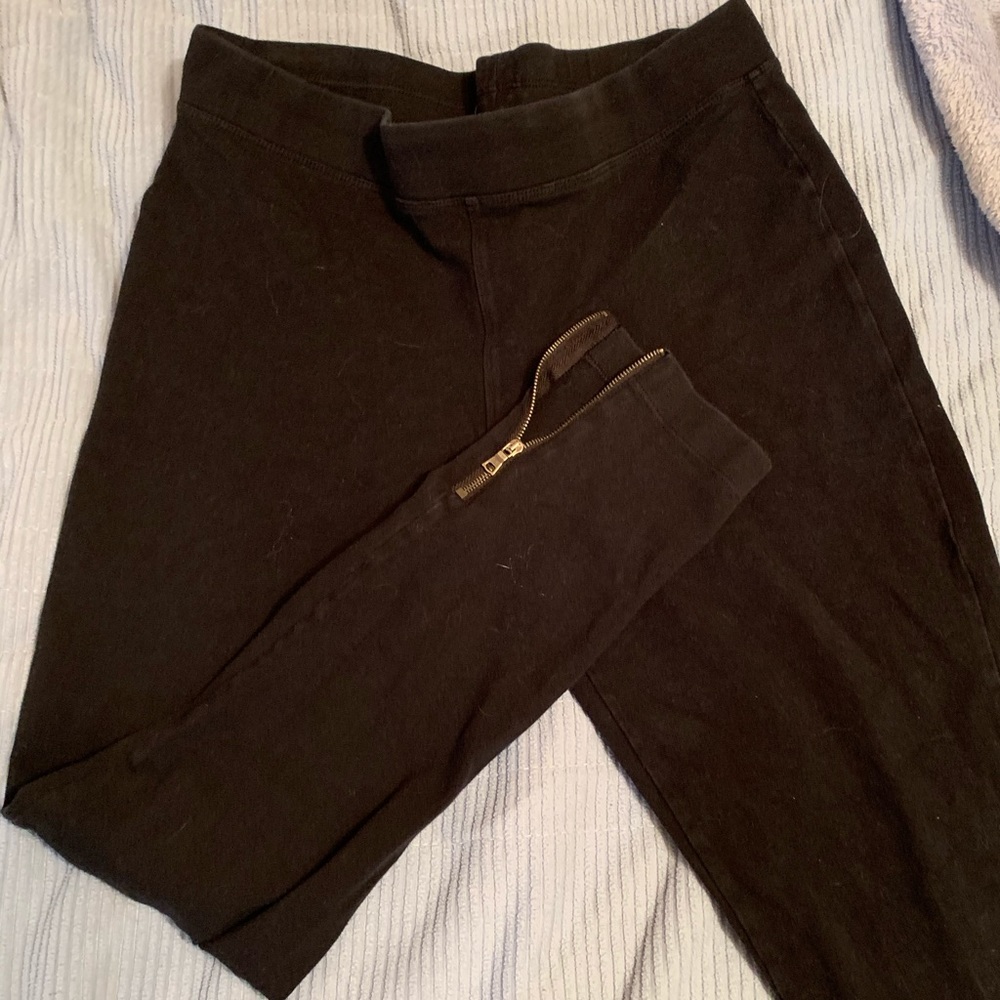 Zipper leggings